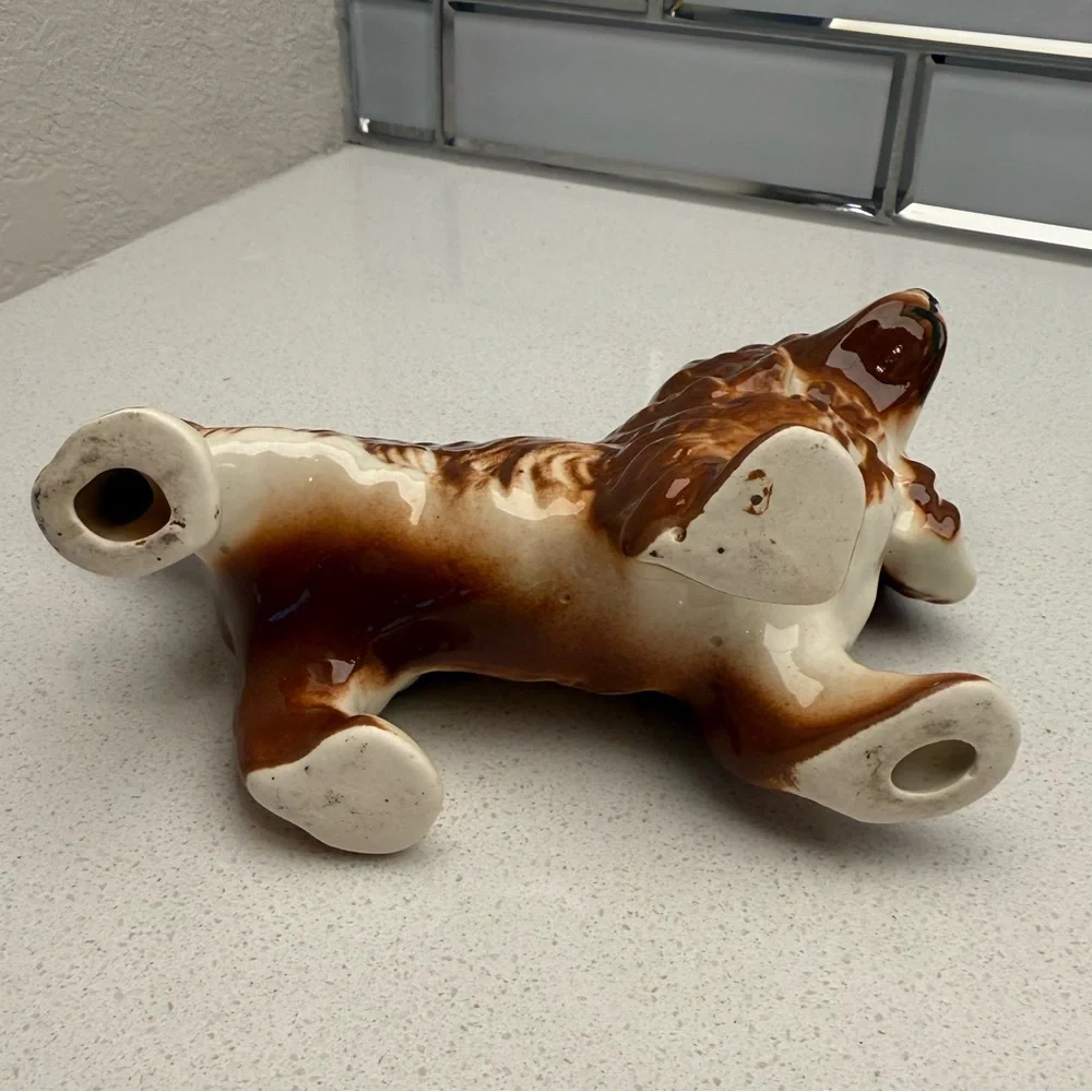 Vintage Dog Figurine Cocker Spaniel Mid-Century Ceramic